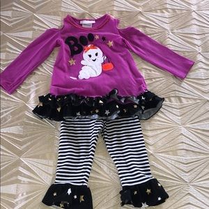 Baby Girl Cold Shoulder Halloween Outfit